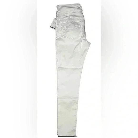 NWT Weekend Andrea Jovine Size 15 Womens Ankle Jeans White Stretch Mid Rise - Picture 2 of 5